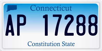 CT license plate AP17288