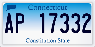 CT license plate AP17332