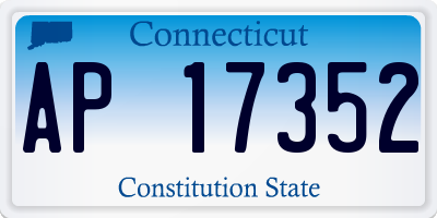 CT license plate AP17352