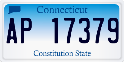 CT license plate AP17379