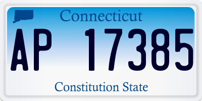 CT license plate AP17385