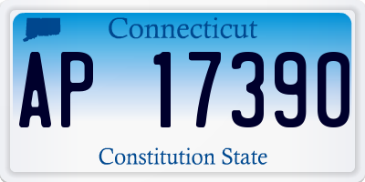 CT license plate AP17390
