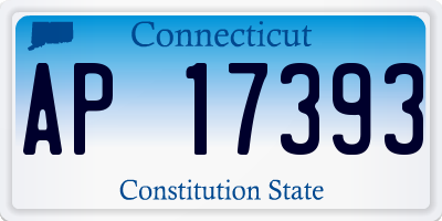 CT license plate AP17393