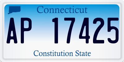 CT license plate AP17425