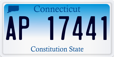 CT license plate AP17441