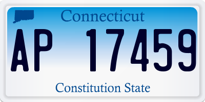 CT license plate AP17459