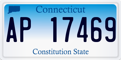 CT license plate AP17469