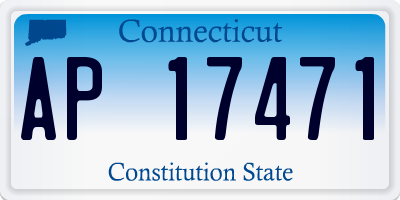 CT license plate AP17471