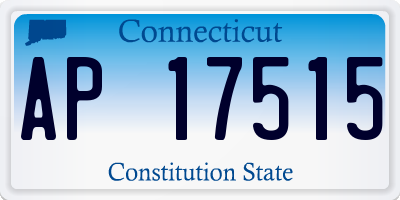 CT license plate AP17515