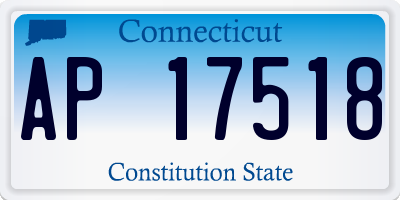 CT license plate AP17518