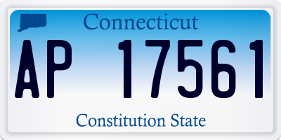 CT license plate AP17561