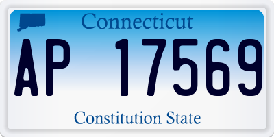 CT license plate AP17569