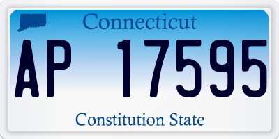 CT license plate AP17595