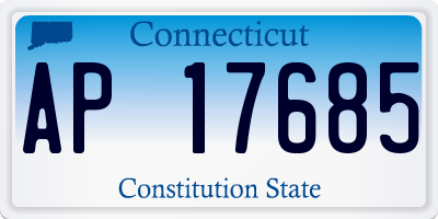 CT license plate AP17685