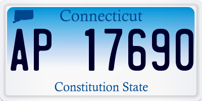 CT license plate AP17690