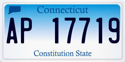 CT license plate AP17719