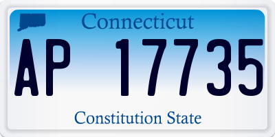 CT license plate AP17735