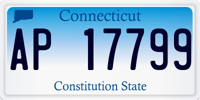 CT license plate AP17799