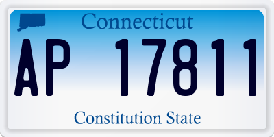 CT license plate AP17811
