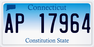 CT license plate AP17964