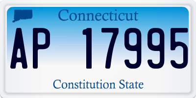 CT license plate AP17995