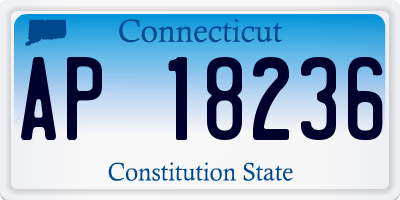 CT license plate AP18236