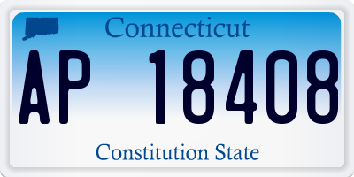 CT license plate AP18408