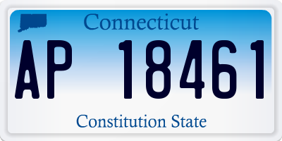 CT license plate AP18461
