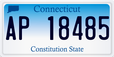 CT license plate AP18485