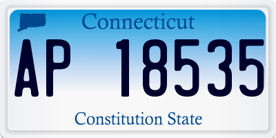 CT license plate AP18535