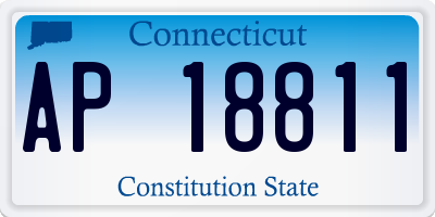 CT license plate AP18811