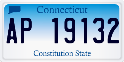 CT license plate AP19132