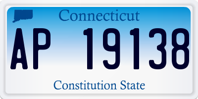 CT license plate AP19138