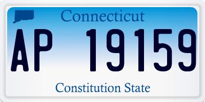 CT license plate AP19159
