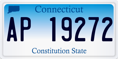 CT license plate AP19272