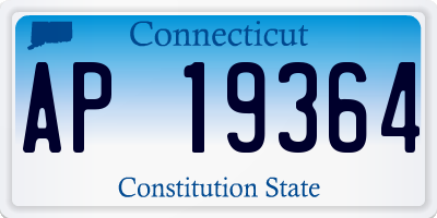 CT license plate AP19364
