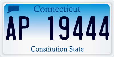 CT license plate AP19444