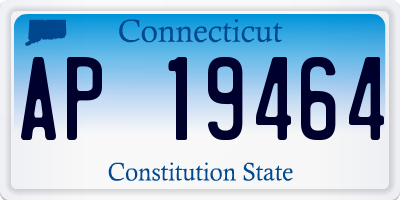CT license plate AP19464