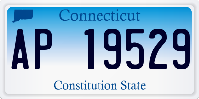 CT license plate AP19529