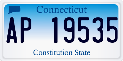 CT license plate AP19535