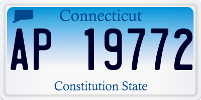 CT license plate AP19772