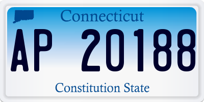 CT license plate AP20188