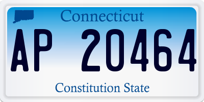 CT license plate AP20464