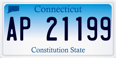 CT license plate AP21199
