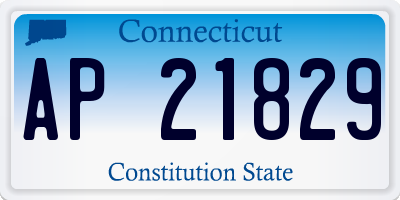CT license plate AP21829