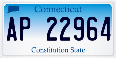 CT license plate AP22964