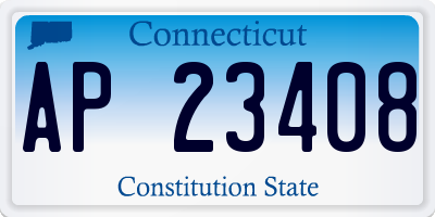 CT license plate AP23408