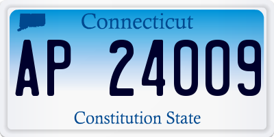 CT license plate AP24009