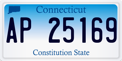 CT license plate AP25169