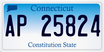 CT license plate AP25824